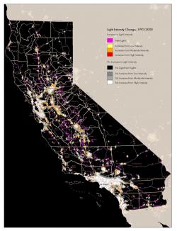 Lights at Night Data Map