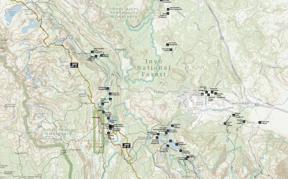 John Muir Trail Maps (2)